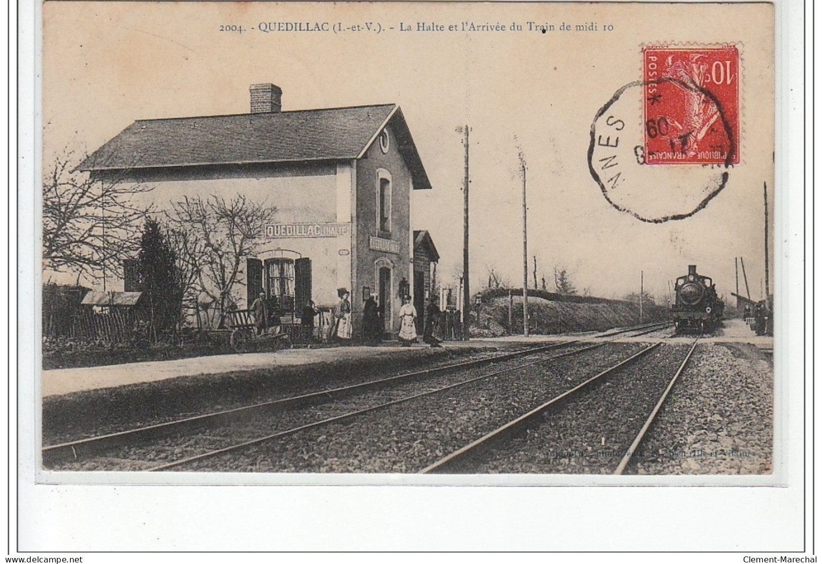 QUEDILLAC : La Gare - Très Bon état - Other & Unclassified