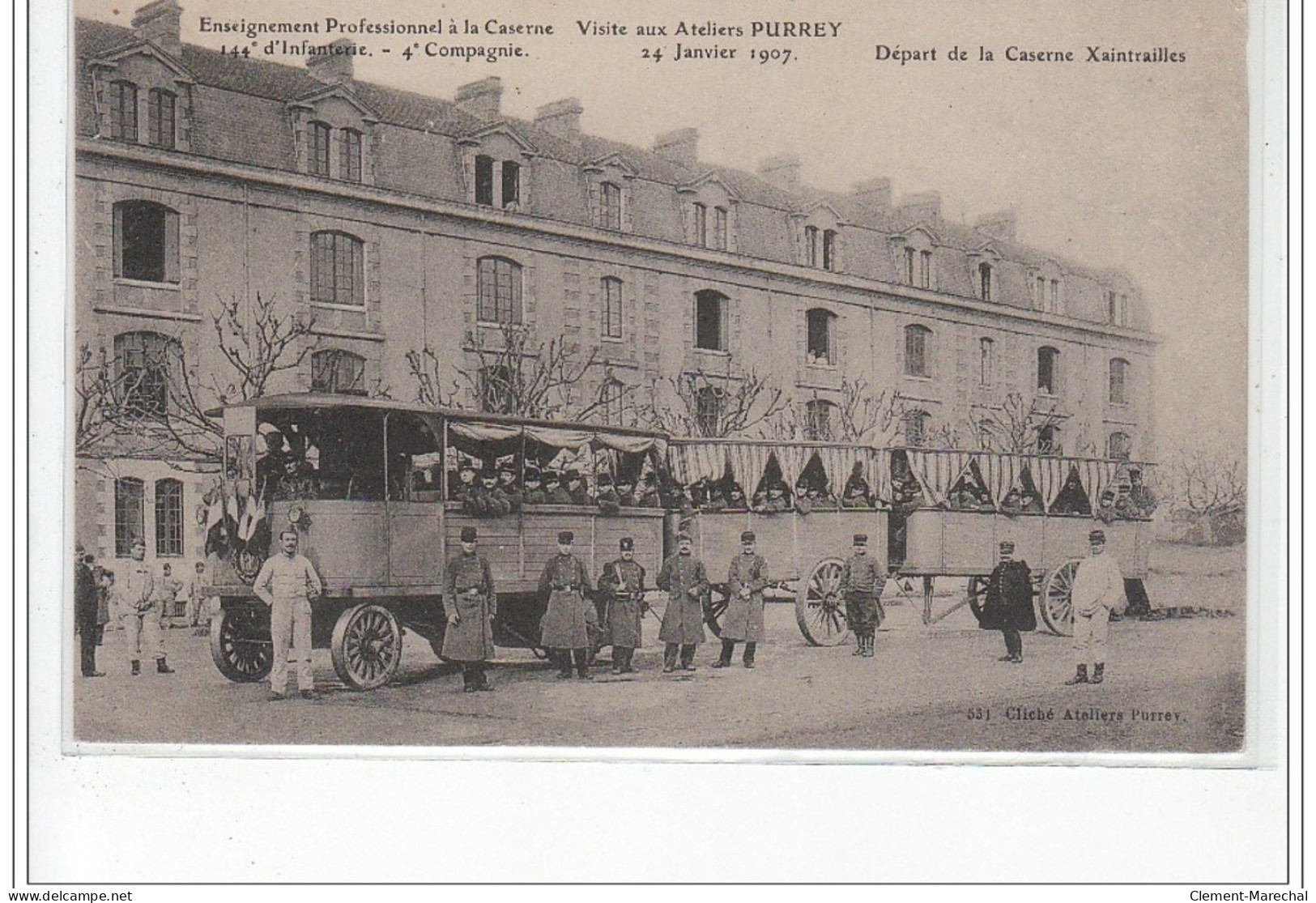 BORDEAUX : Train Renard Système PURREY (militaires ) - Très Bon état - Bordeaux