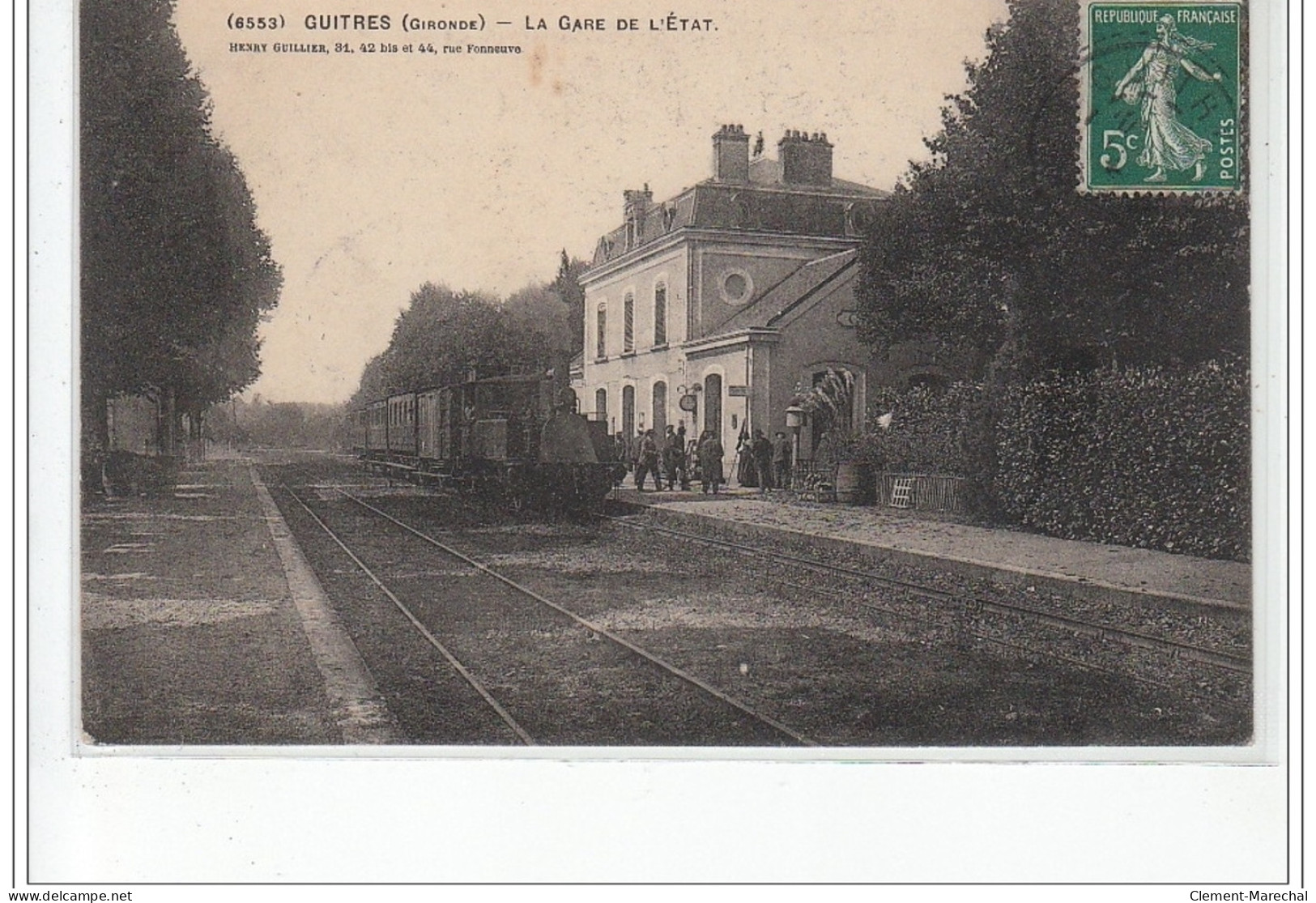 GUITRES : La Gare - Très Bon état - Other & Unclassified