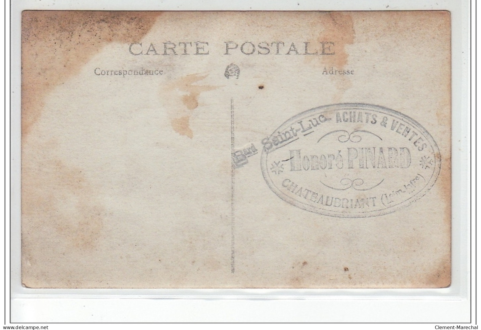 CHATEAUBRIANT : Lot De 2 Cartes Photos D'alambic Vers 1910 ( Honoré PINARD Achat-vente) - Très Bon état - Châteaubriant