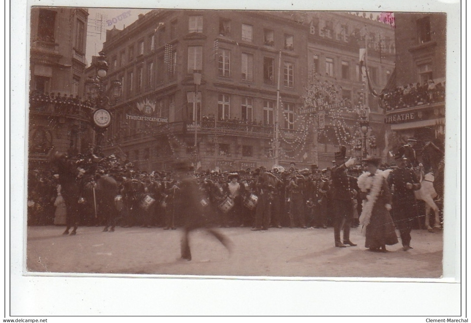 BORDEAUX : Série De 20 Cartes Photos - Visite Du Président Fallières ? - Très Bon état - Bordeaux