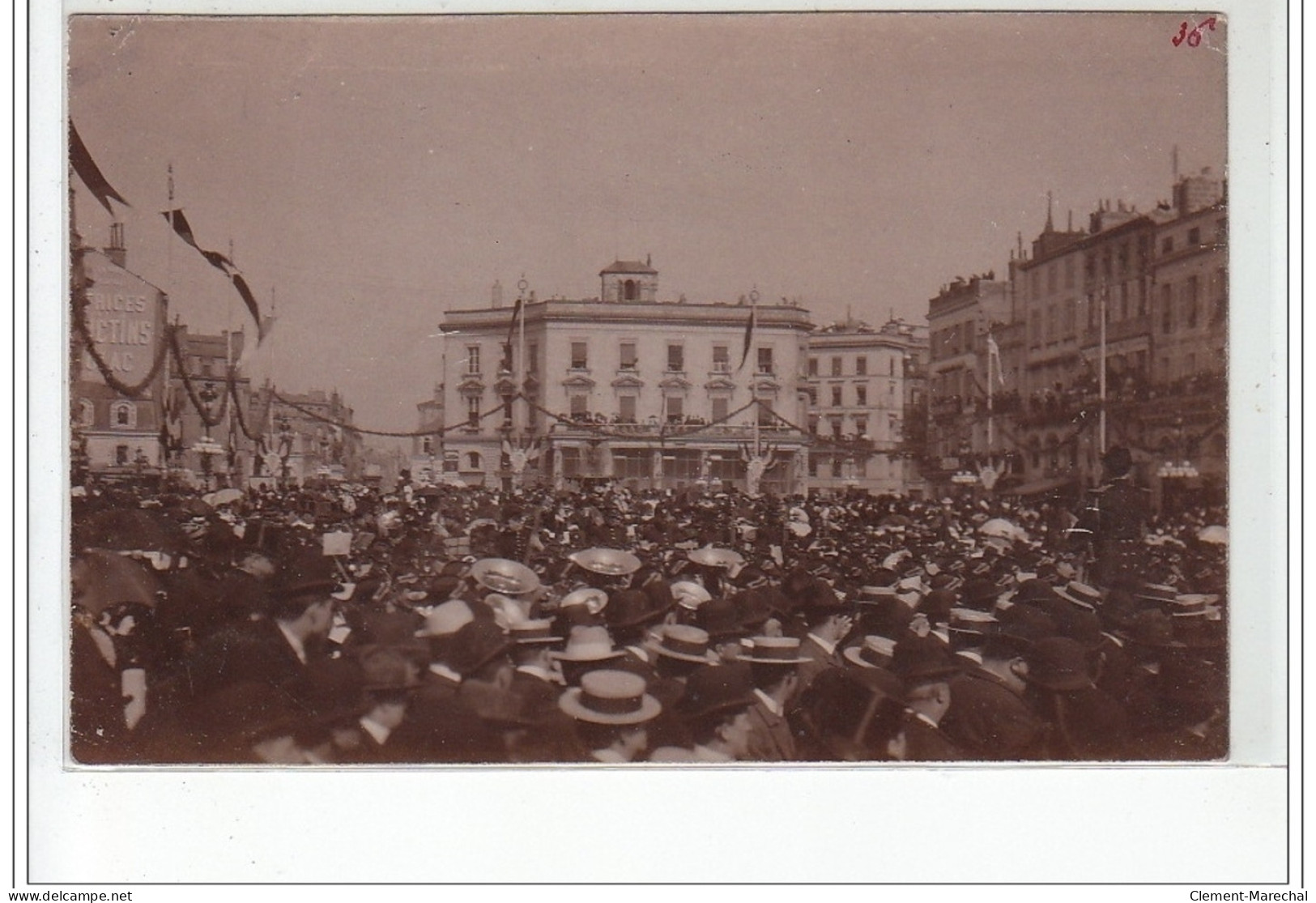 BORDEAUX : série de 20 cartes photos - visite du Président Fallières ? - très bon état