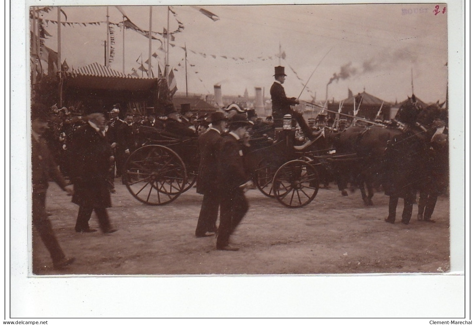 BORDEAUX : série de 20 cartes photos - visite du Président Fallières ? - très bon état