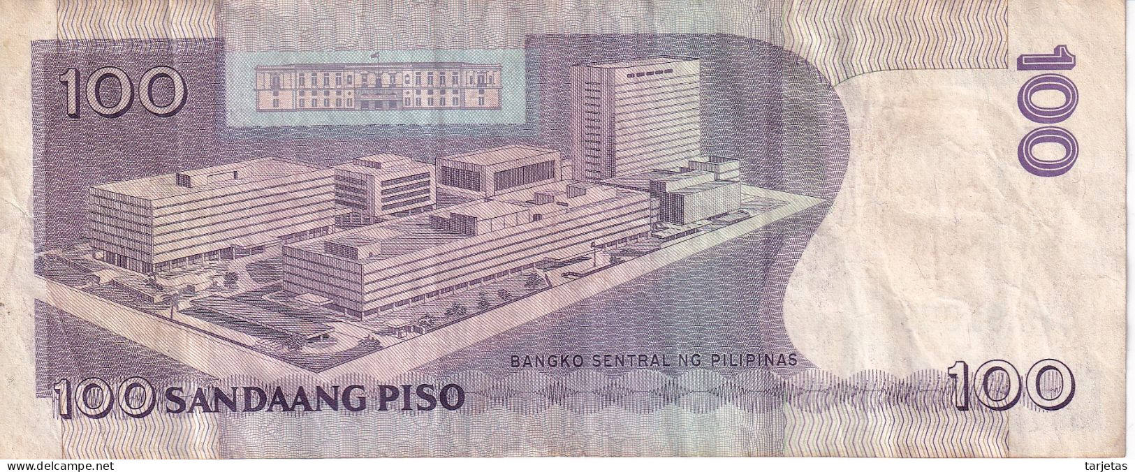 BILLETE DE FILIPINAS DE 100 PISO DEL AÑO 2010  (BANKNOTE) - Philippinen