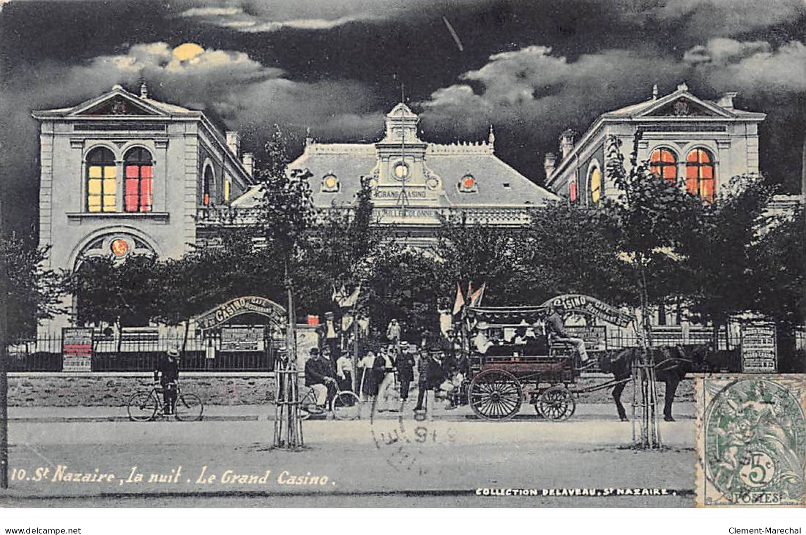 SAINT NAZAIRE - La Nuit - Le Grand Casino - état - Saint Nazaire