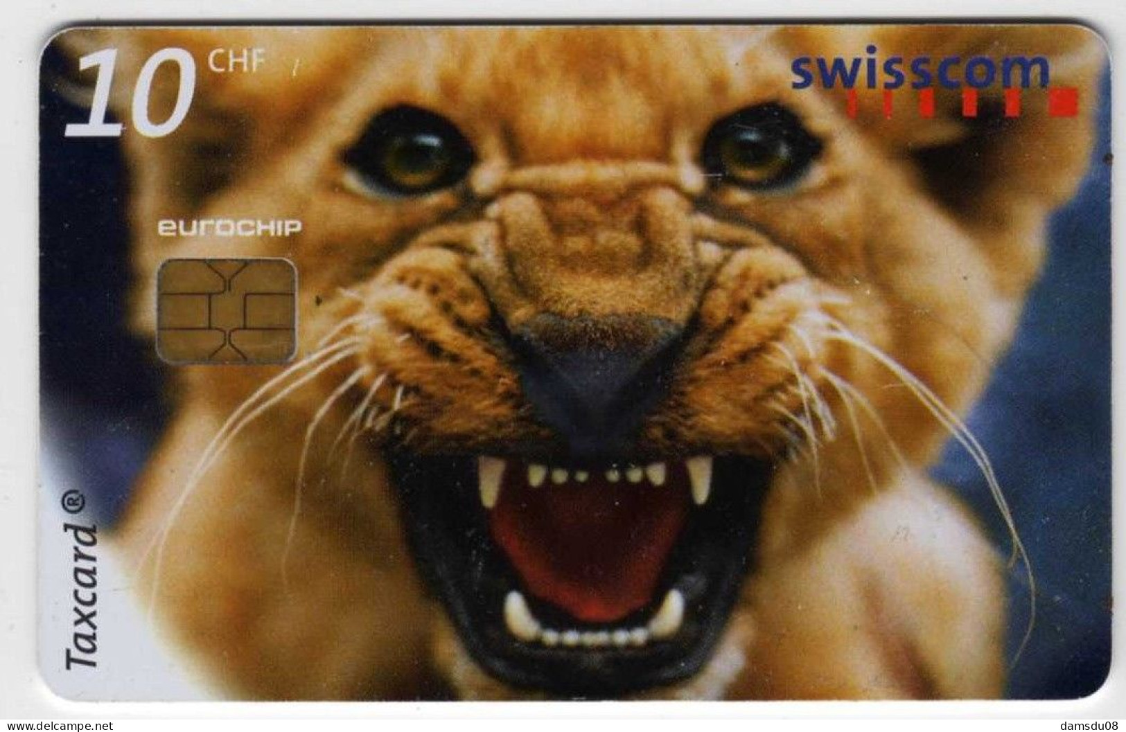 Suisse Taxcard 10CHF Lion - Suiza