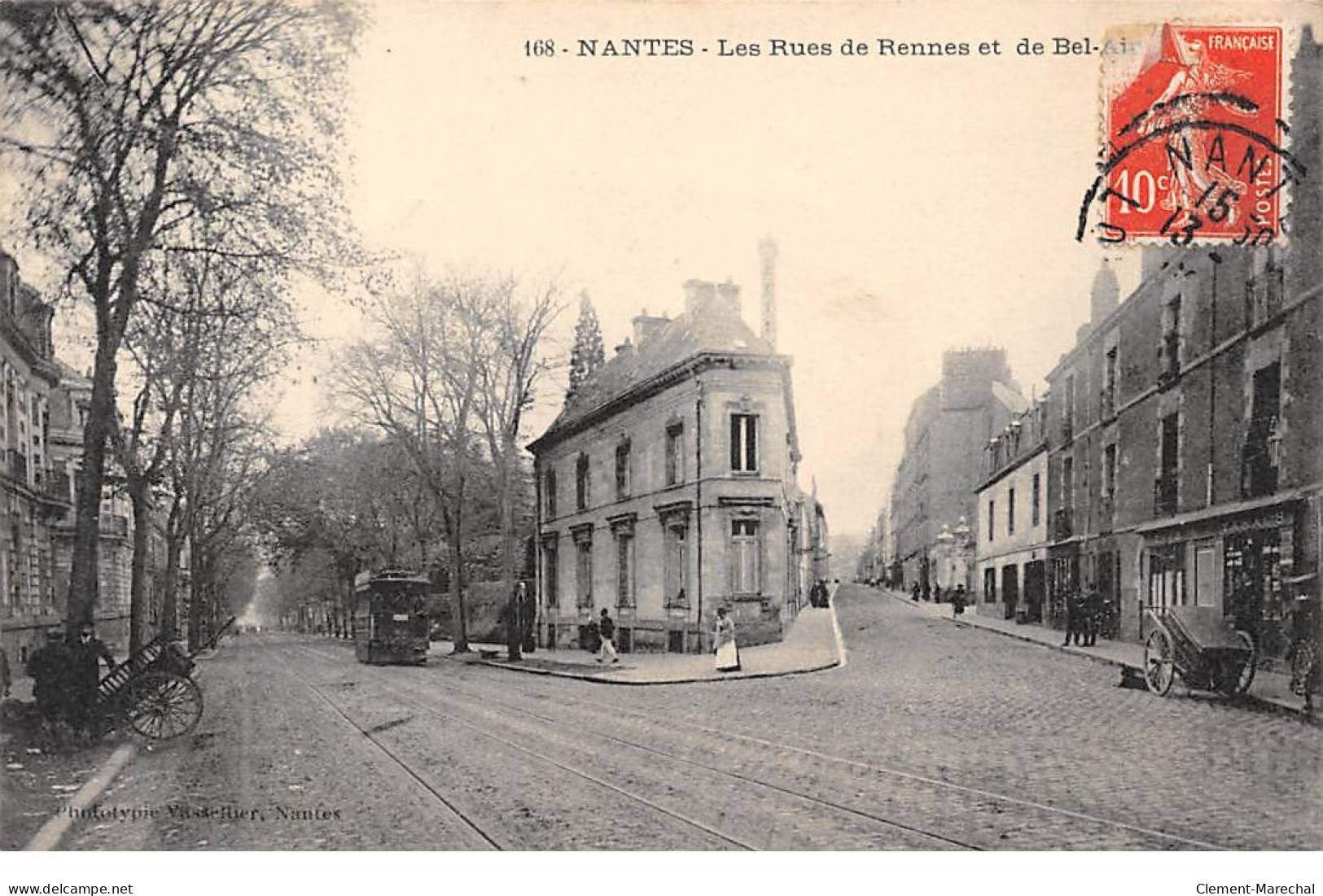 NANTES - Les Rues De Rennes Et De Bel Air - Très Bon état - Nantes