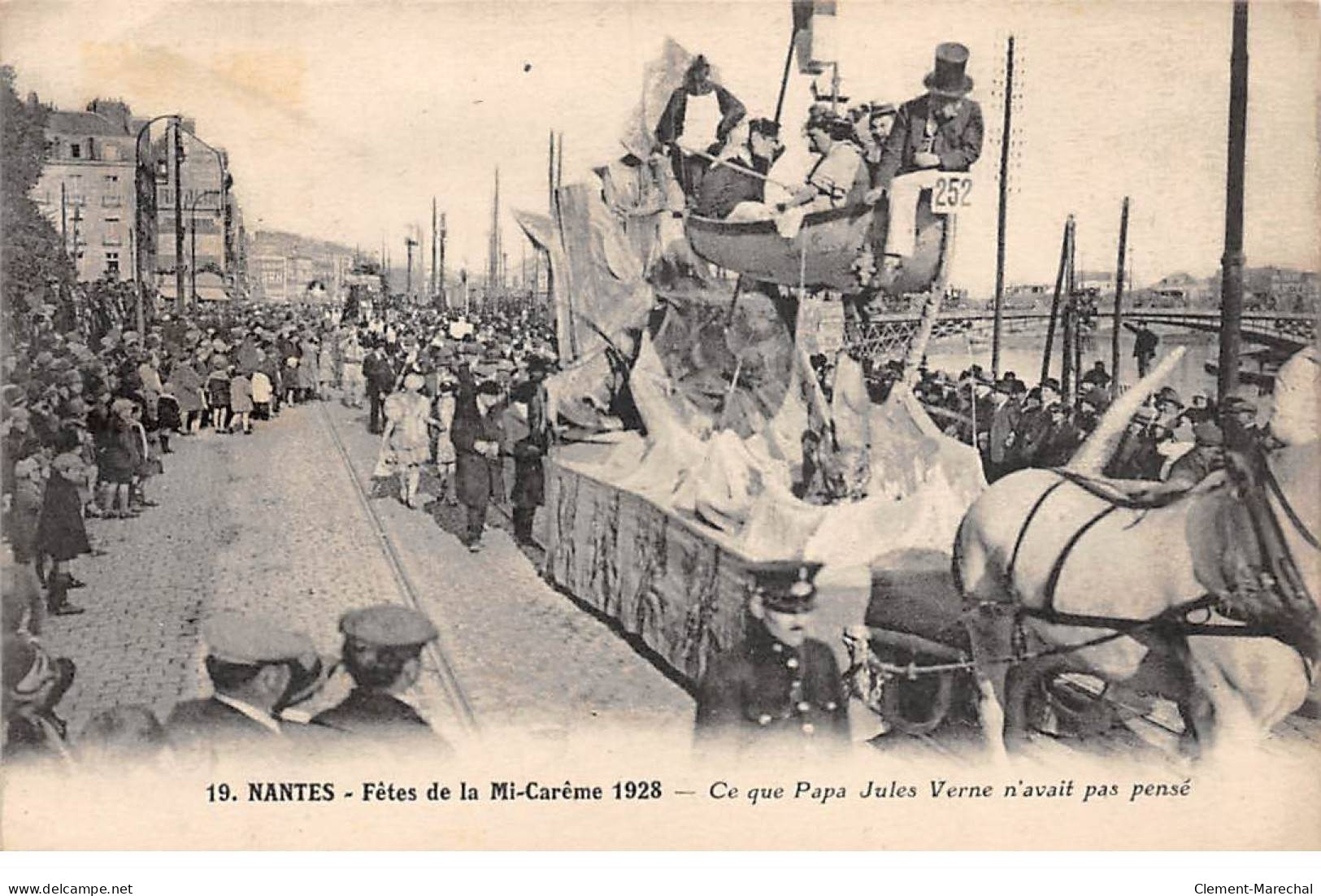 NANTES - Fêtes De La Mi Carême 1928 - état - Nantes