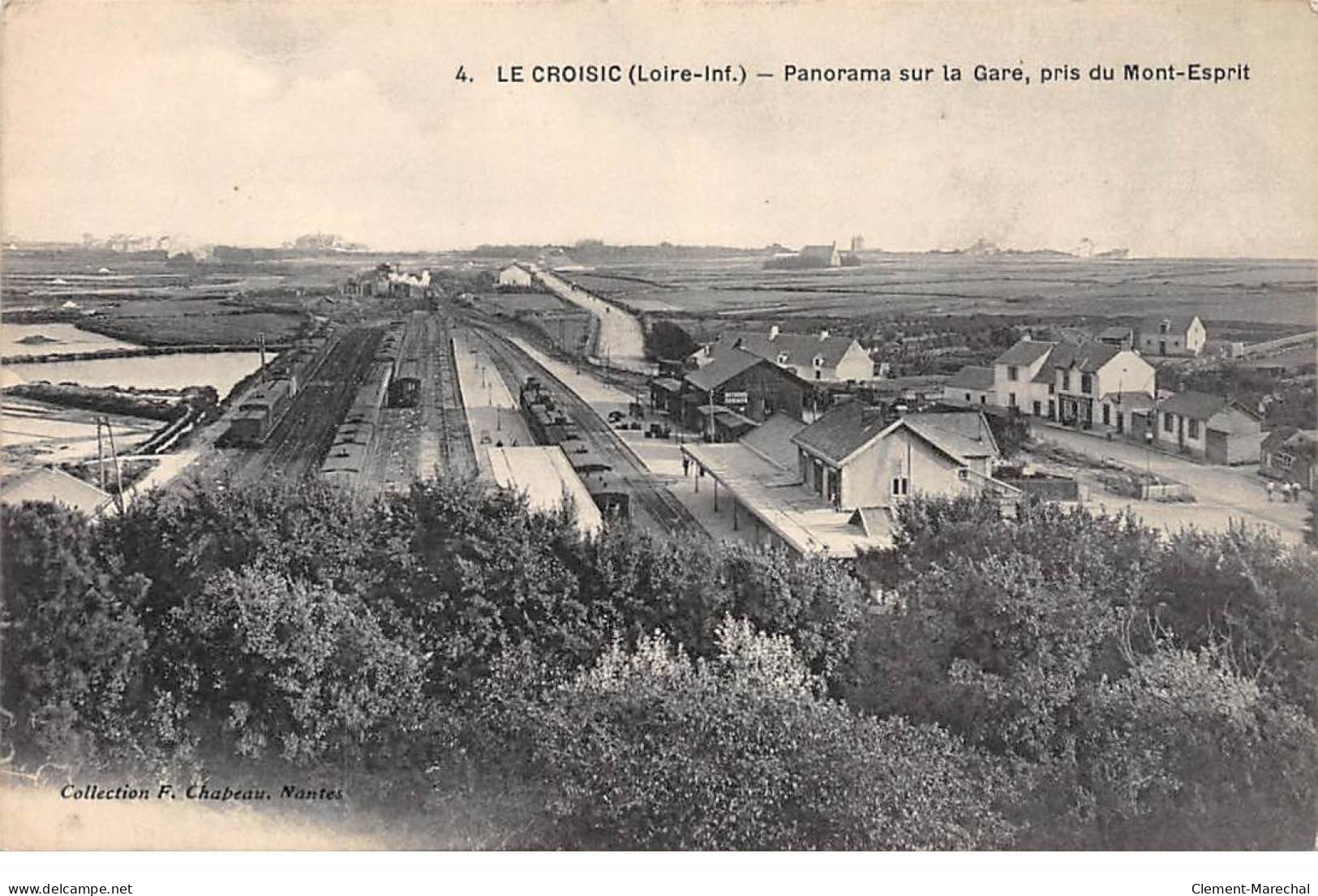 LE CROISIC - Panorama Sur La Gare, Pris Du Mont Esprit - Très Bon état - Le Croisic