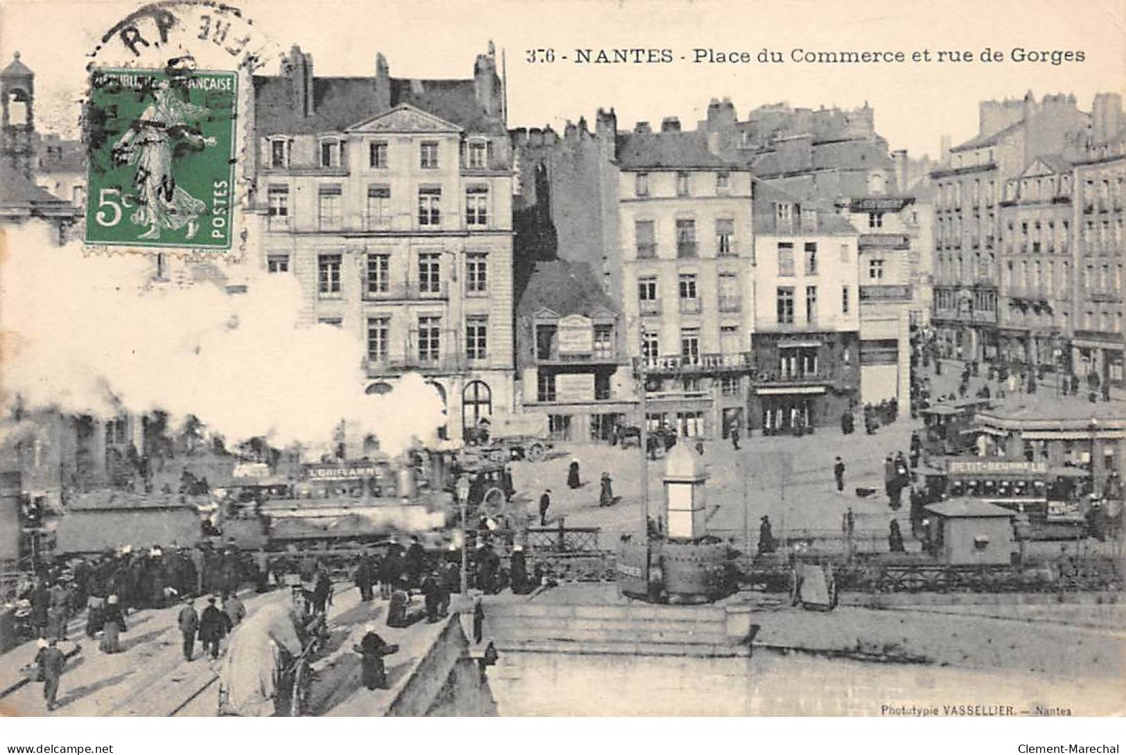 NANTES - Place Du Commerce Et Rue De Gorges - Très Bon état - Nantes