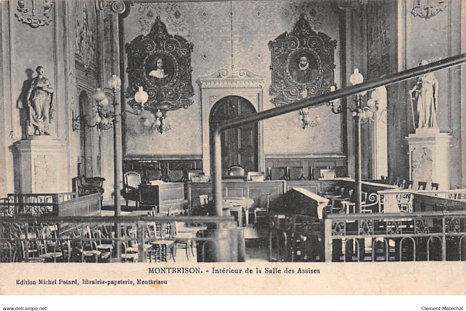 MONTBRISON - Intérieur De La Salle Des Assises - Très Bon état - Montbrison