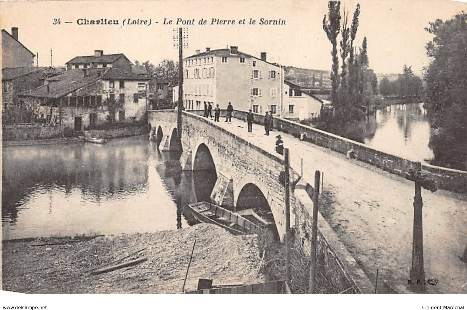 CHARLIEU - Le Pont De Pierre Et Le Sornin - Très Bon état - Charlieu