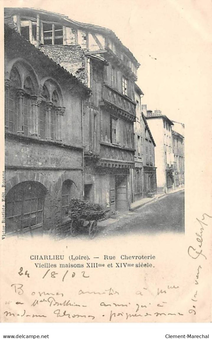 CHARLIEU - Rue Chevroterie - Vieilles Maisons - Très Bon état - Charlieu