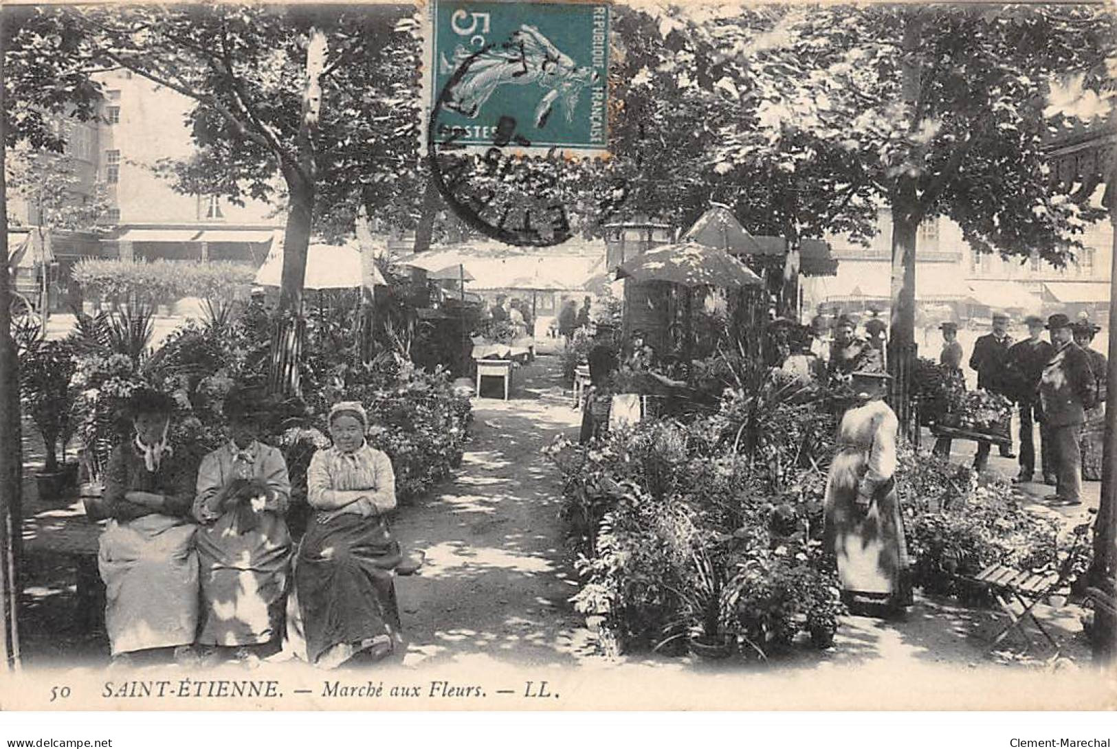 SAINT ETIENNE - Marché Aux Fleurs - Très Bon état - Saint Etienne