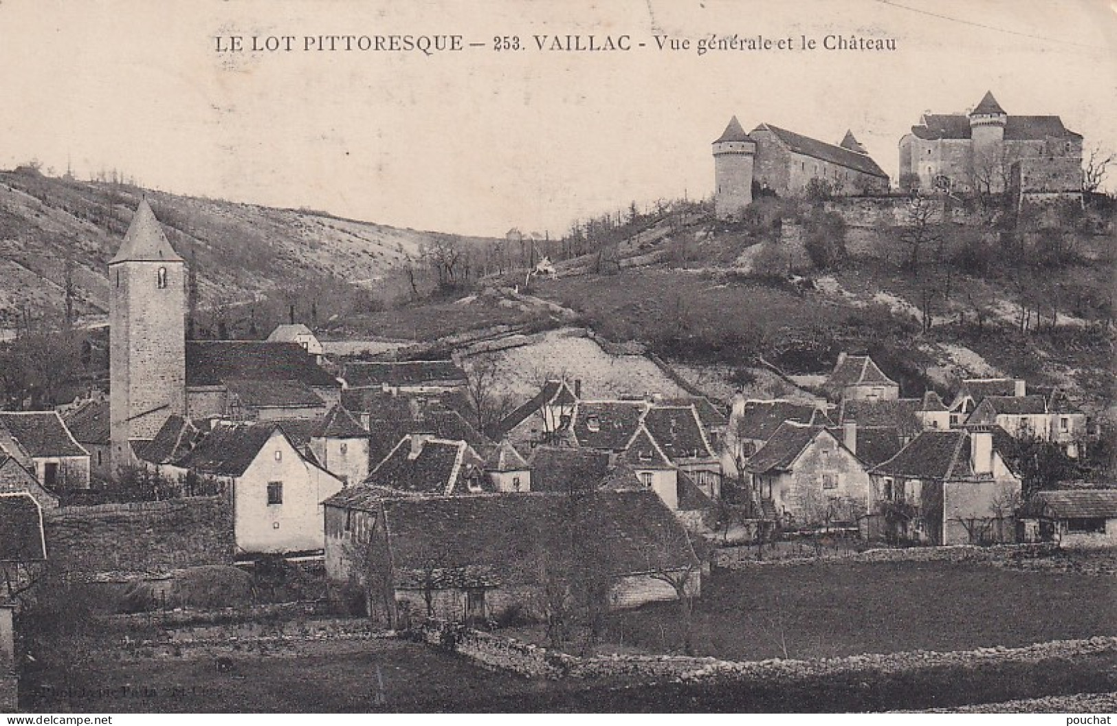 VE Nw-(46) VAILLAC - VUE GENERALE ET LE CHATEAU - Other & Unclassified