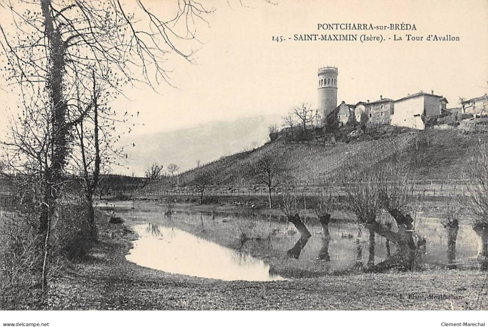 PONTCHARRA SUR BREDA - SAINT MAXIMIN - La Tour D'Avallon - état - Andere & Zonder Classificatie