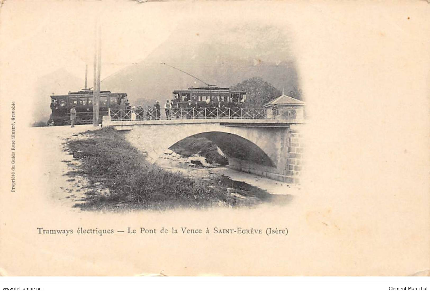 Tramways Electriques - Le Pont De La Vence à SAINT EGREVE - état - Andere & Zonder Classificatie