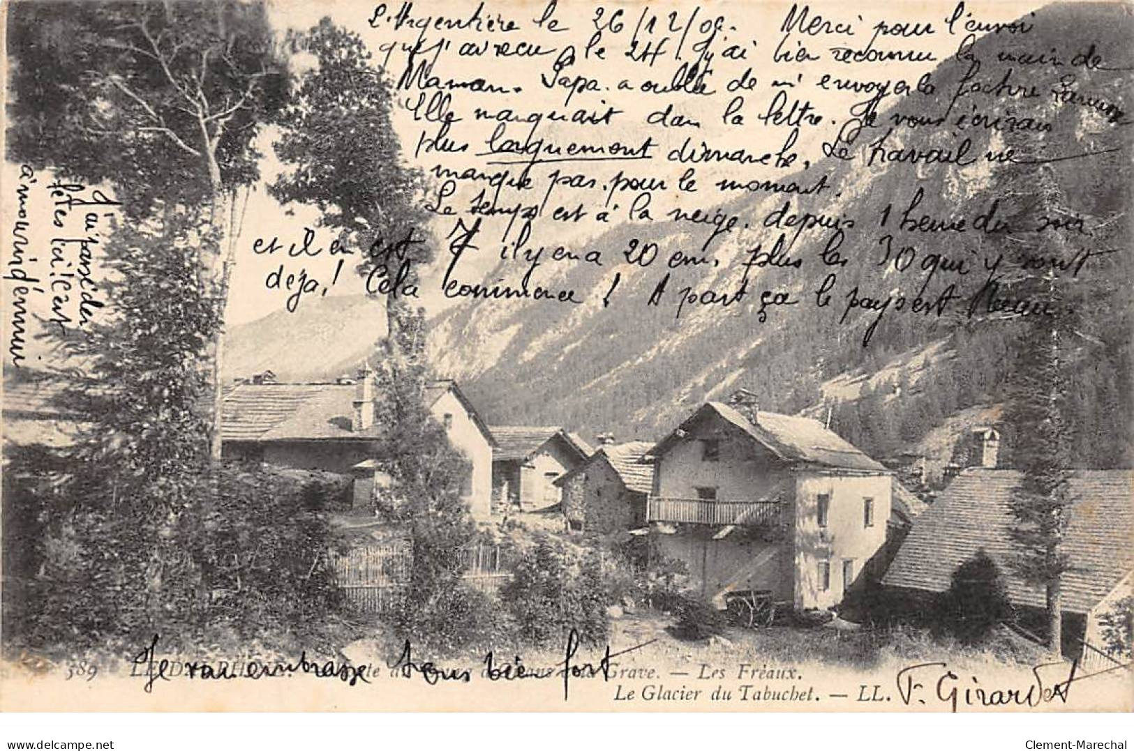 LES FREAUX - Le Glacier Du TABUCHET - Très Bon état - Andere & Zonder Classificatie