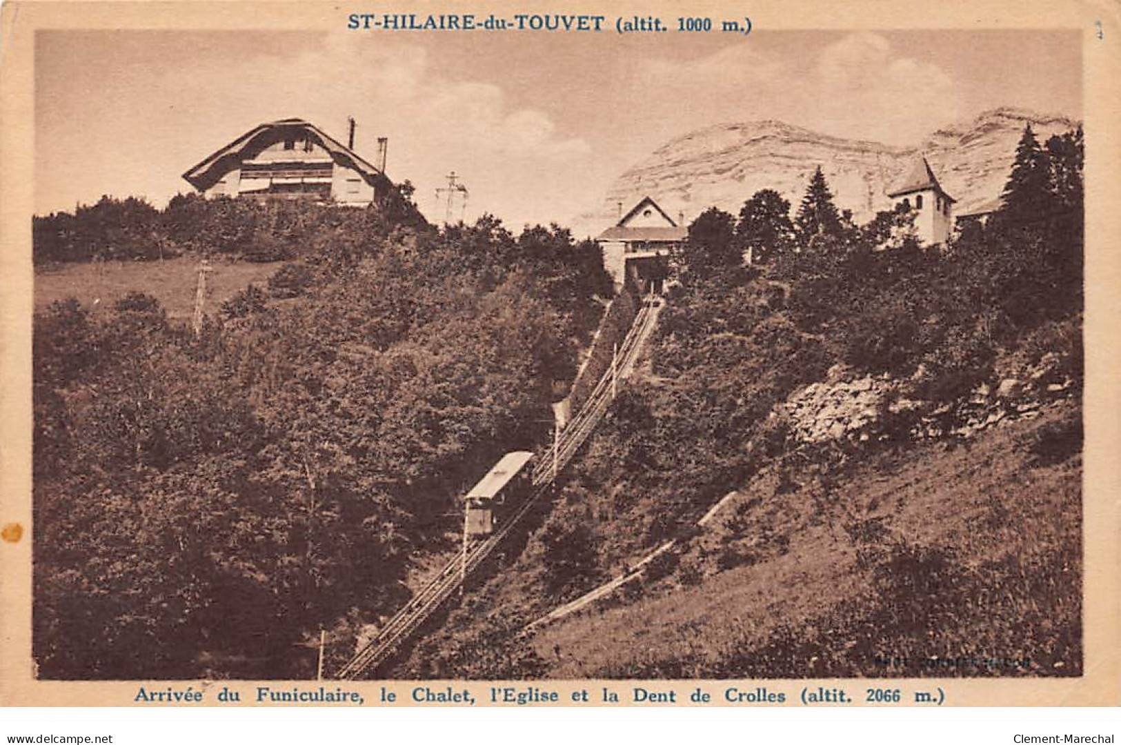 SAINT HILAIRE DU TOUVET - Arrivée Du Funiculaire - Très Bon état - Saint-Hilaire-du-Touvet