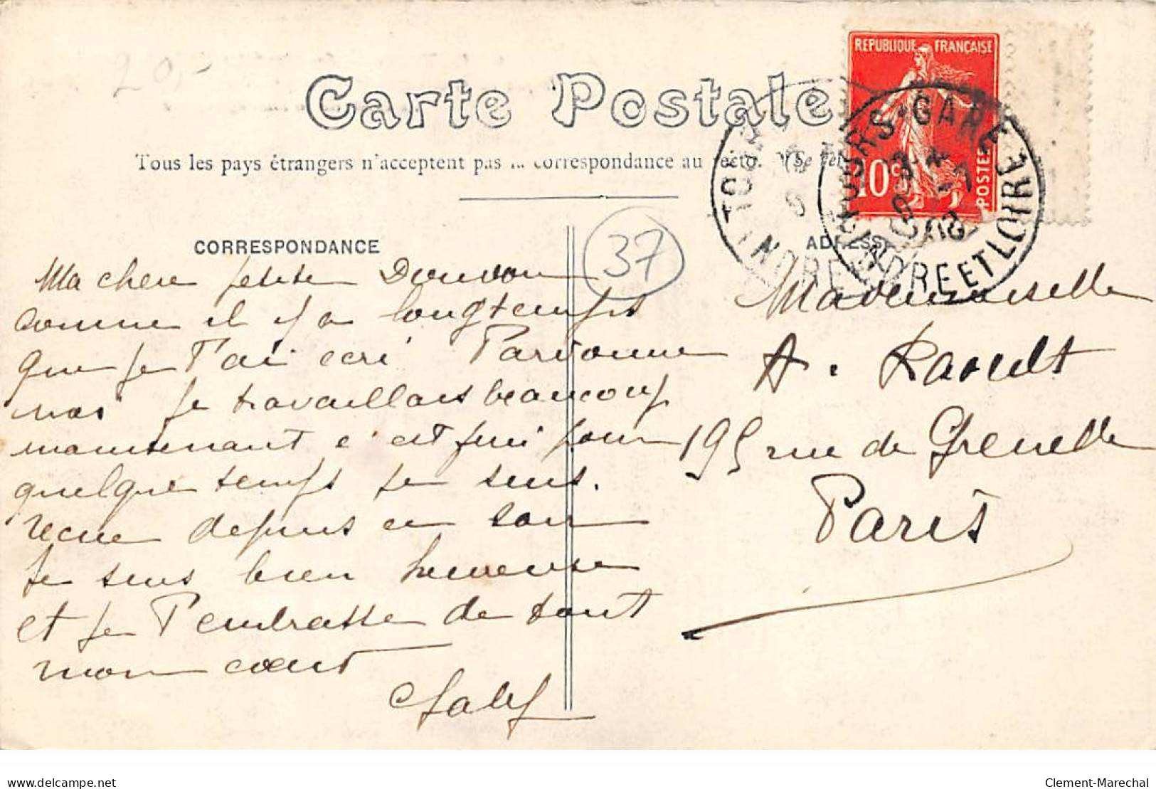 TOURS - Grande Fête D'Eté Juin 1908 - Défilé De La Cavalcade - Très Bon état - Tours