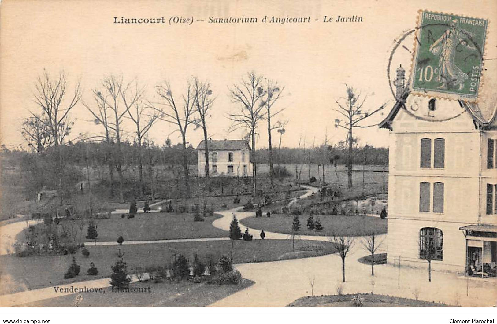 LIANCOURT - Sanatorium D'Angicourt - Le Jardin - Très Bon état - Liancourt