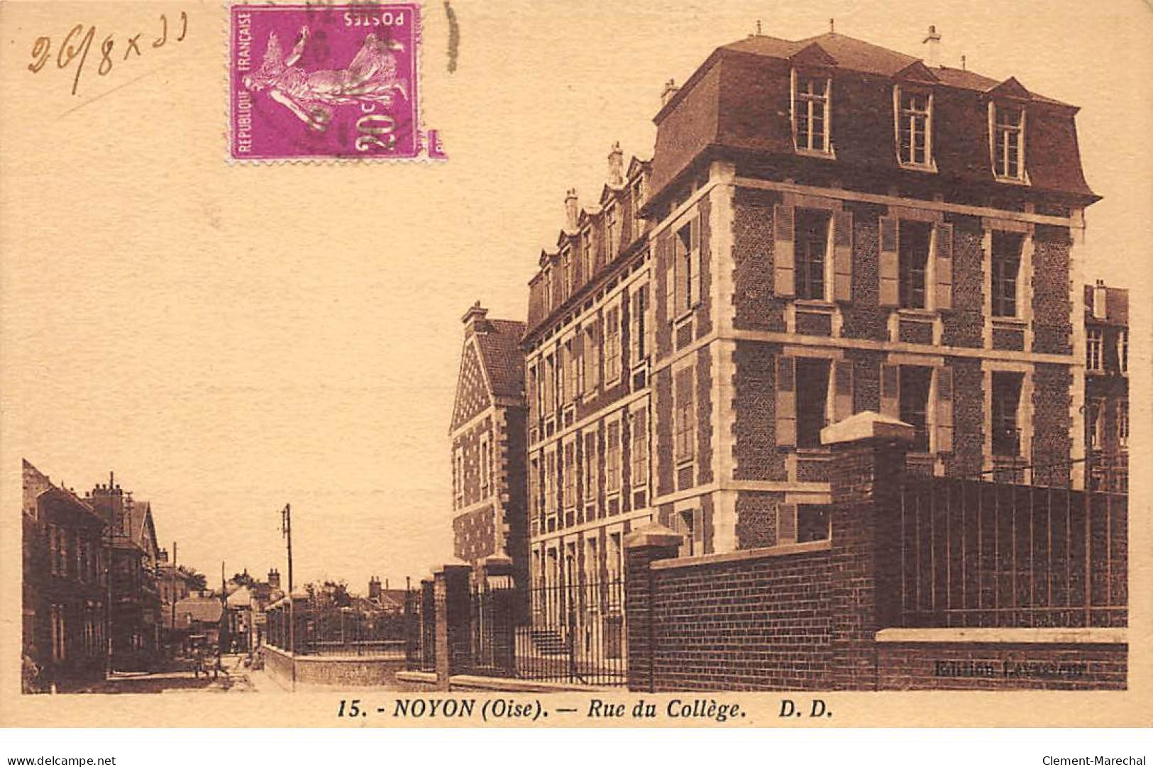 NOYON - Rue Du Collège - Très Bon état - Noyon