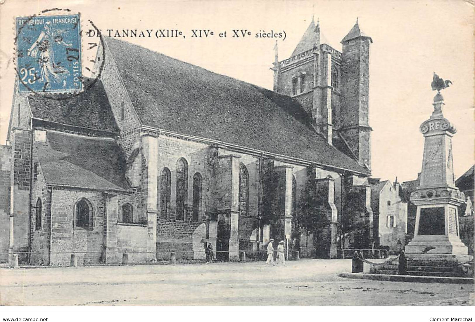 Eglise De TANNAY - état - Sonstige & Ohne Zuordnung