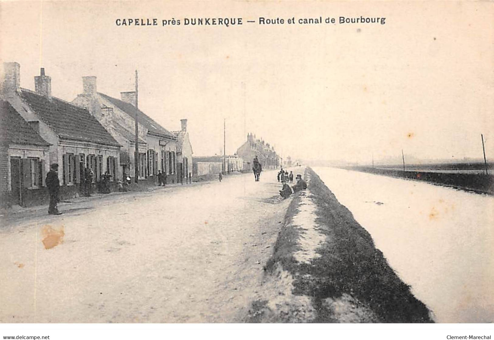 CAPELLE Près DUNKERQUE - Route Et Canal De Bourbourg - Très Bon état - Cappelle La Grande