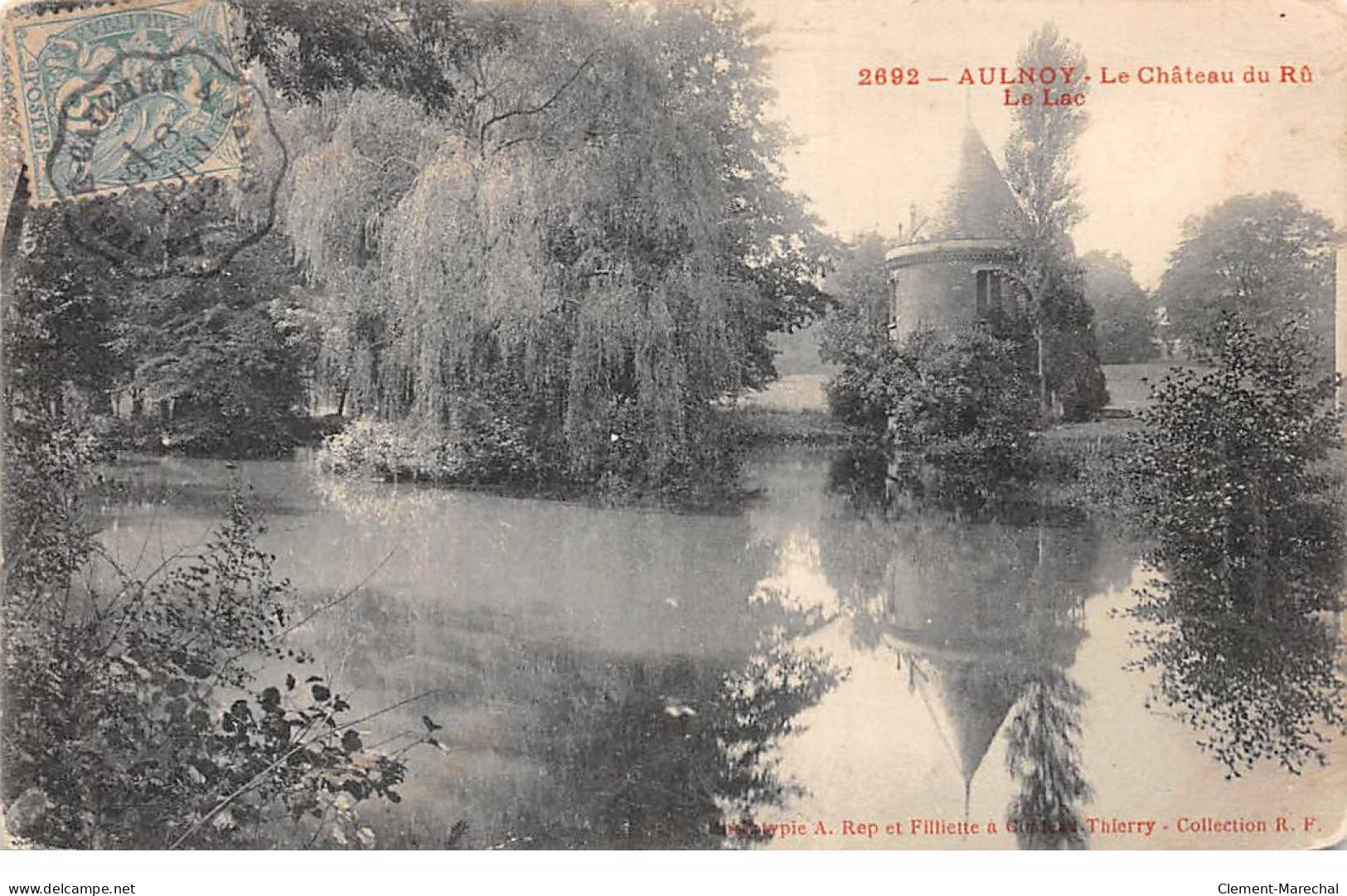 AULNOY - Le Château Du Rû - Le Lac - Très Bon état - Aulnoye