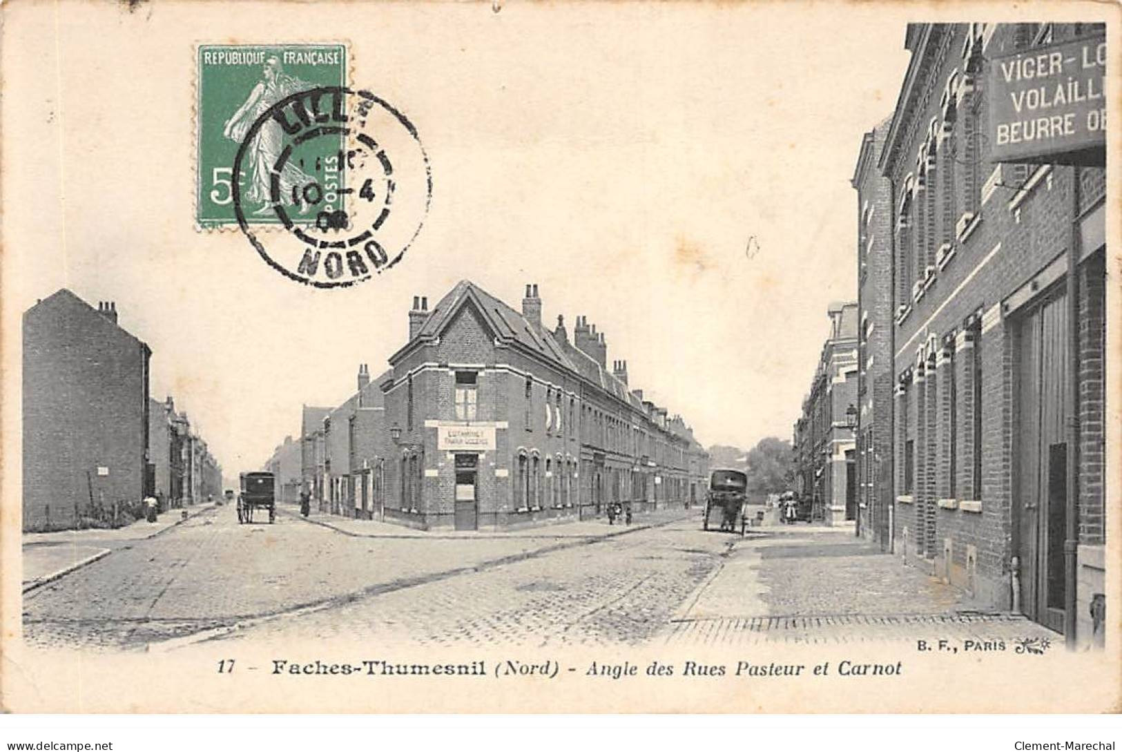 FACHES THUMESNIL - Angle Des Rues Pasteur Et Carnot - Très Bon état - Sonstige & Ohne Zuordnung