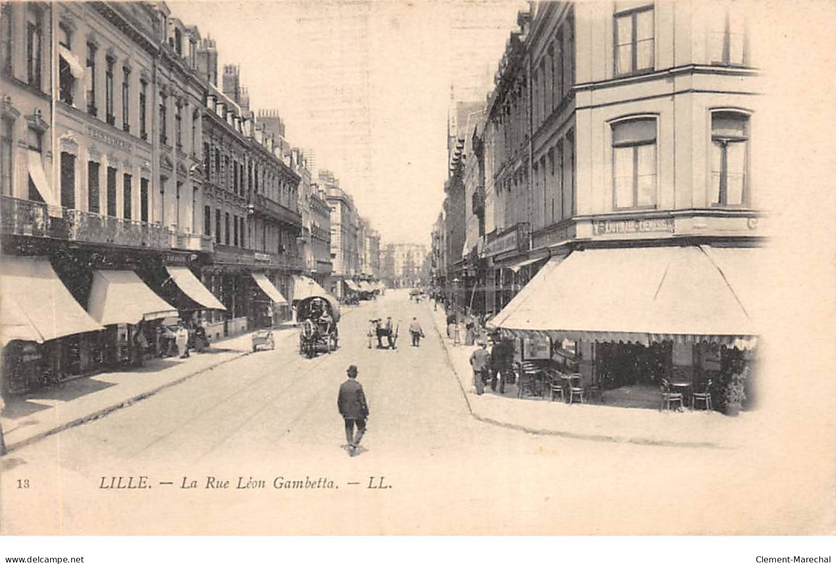 LILLE - La Rue Léon Gambetta - Très Bon état - Lille