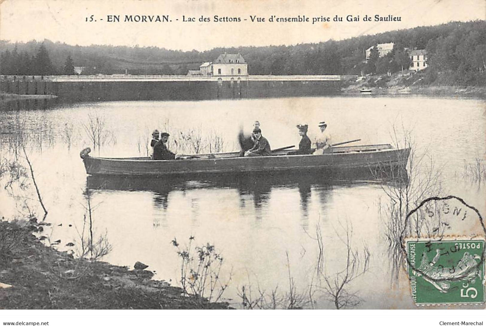 EN MORVAN - Lac Des Settons - Vue D'ensemble Prise Du Gai De Saulieu - Très Bon état - Other & Unclassified