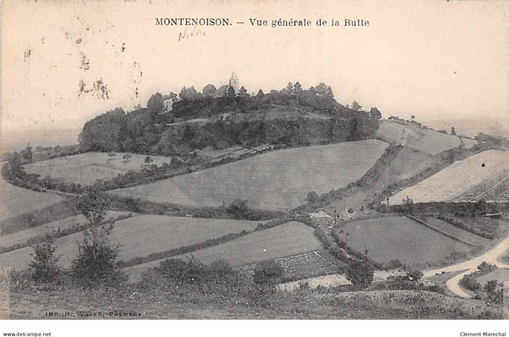 MONTENOISON - Vue Générale De La Butte - Très Bon état - Autres & Non Classés