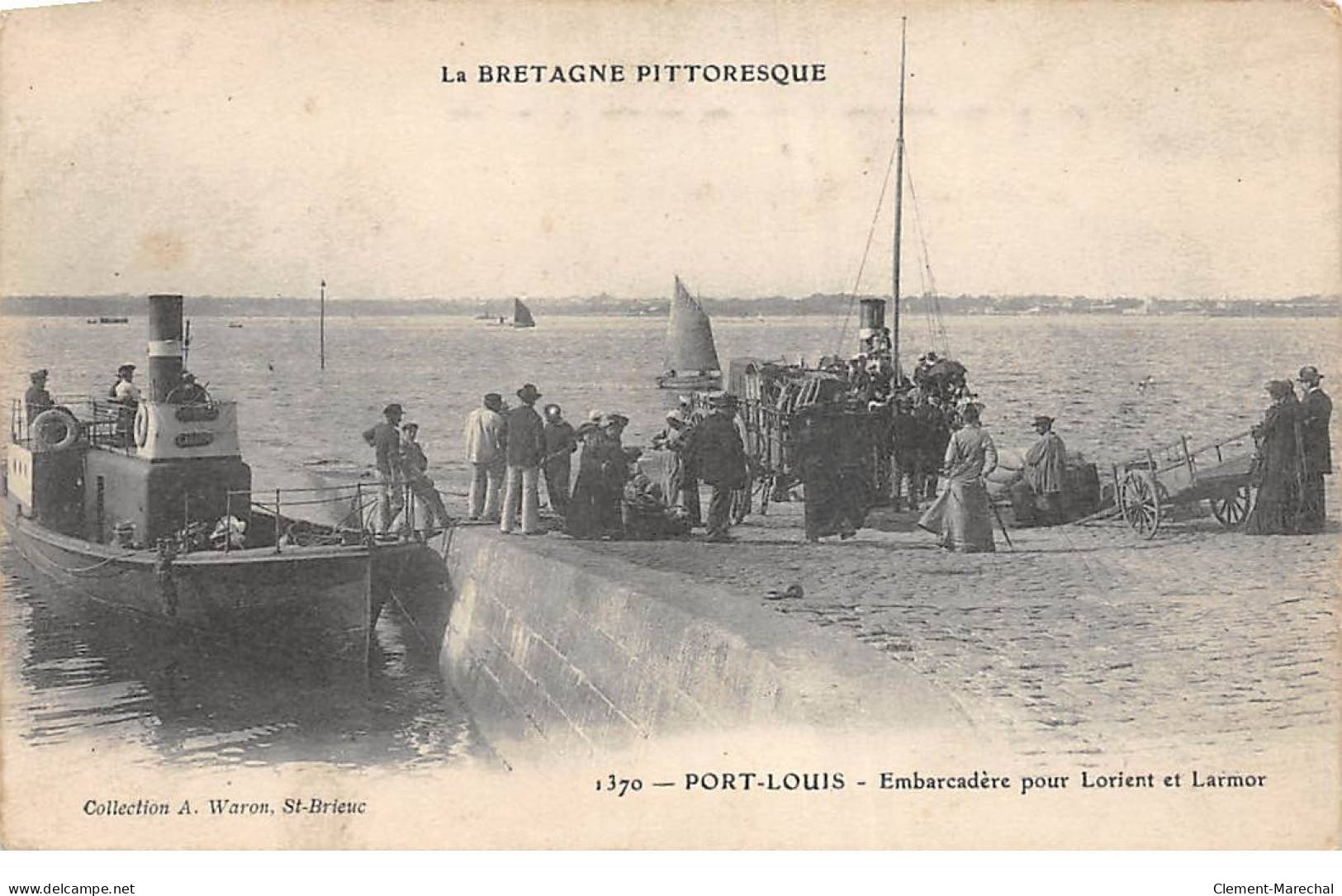 PORT LOUIS - Embarcadère Pour Lorient Et Larmor - Très Bon état - Port Louis