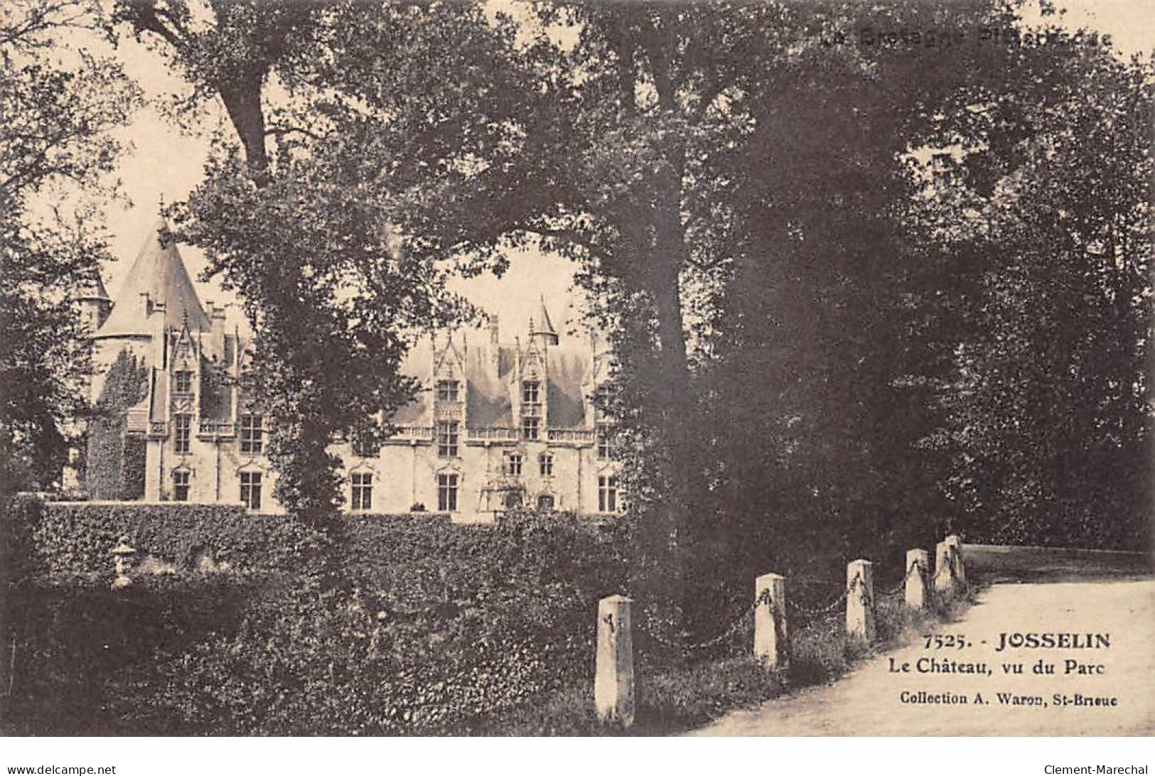 JOSSELIN - Le Château, Vu Du Parc - Très Bon état - Josselin