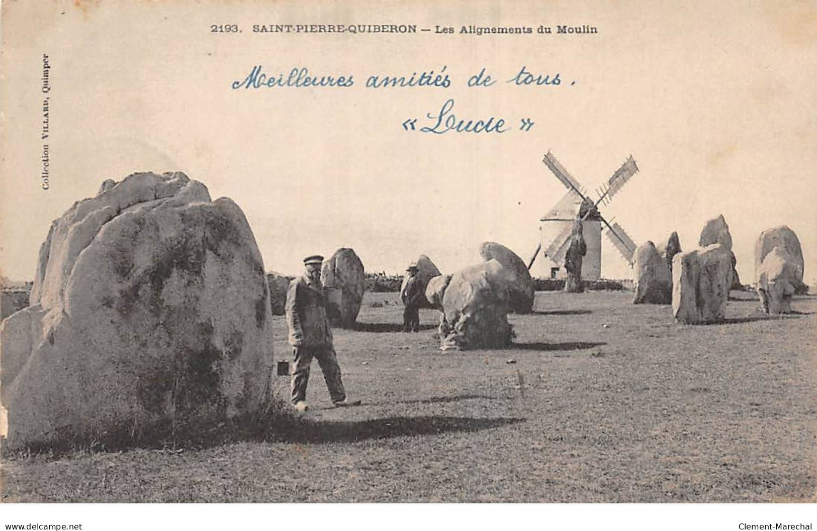 SAINT PIERRE QUIBERON - Les Alignements Du Moulin - Très Bon état - Autres & Non Classés