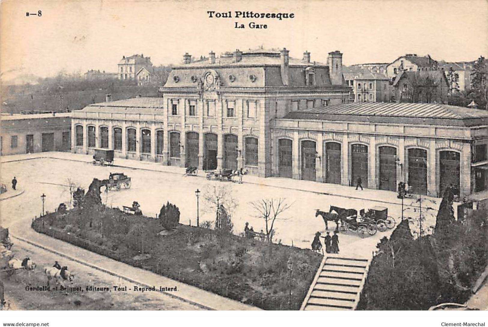 TOUL Pittoresque - La Gare - Très Bon état - Toul