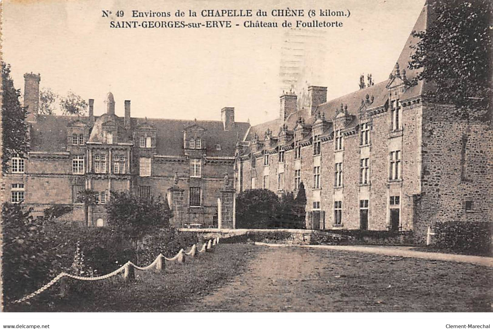 SAINT GEORGES SUR ERVE - Château De Foulletorte - Très Bon état - Sonstige & Ohne Zuordnung