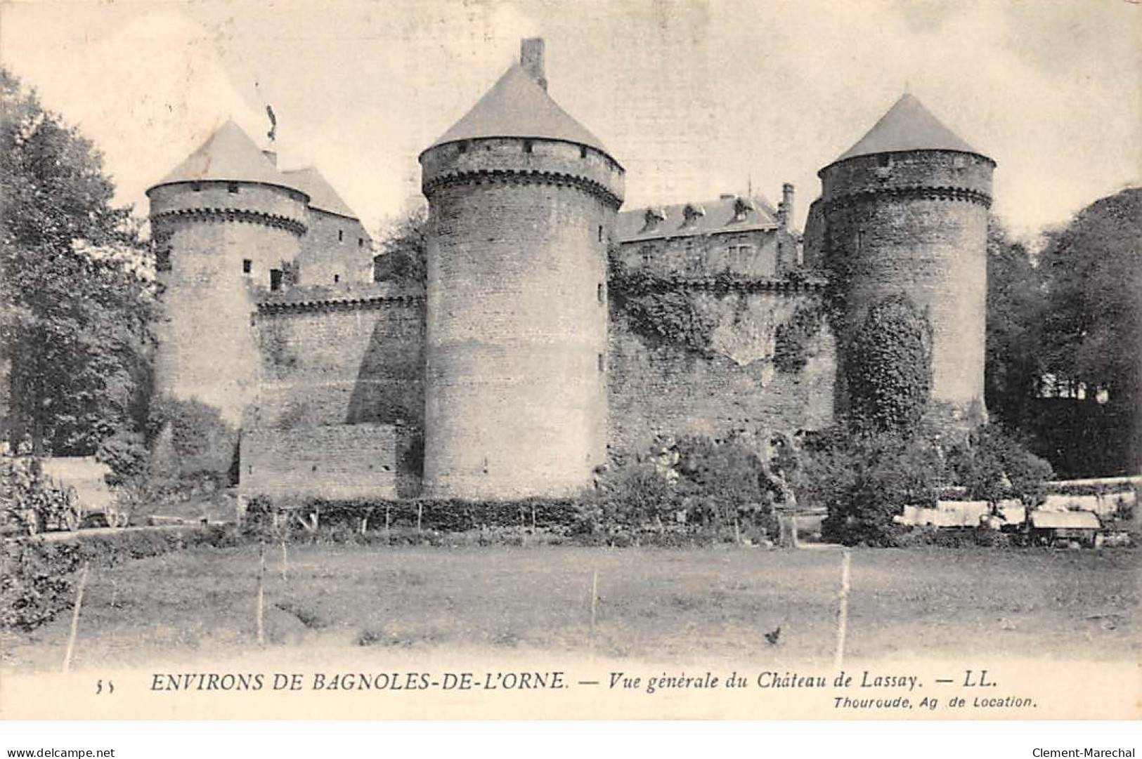 Vue Générale Du Château De LASSAY - Très Bon état - Lassay Les Chateaux