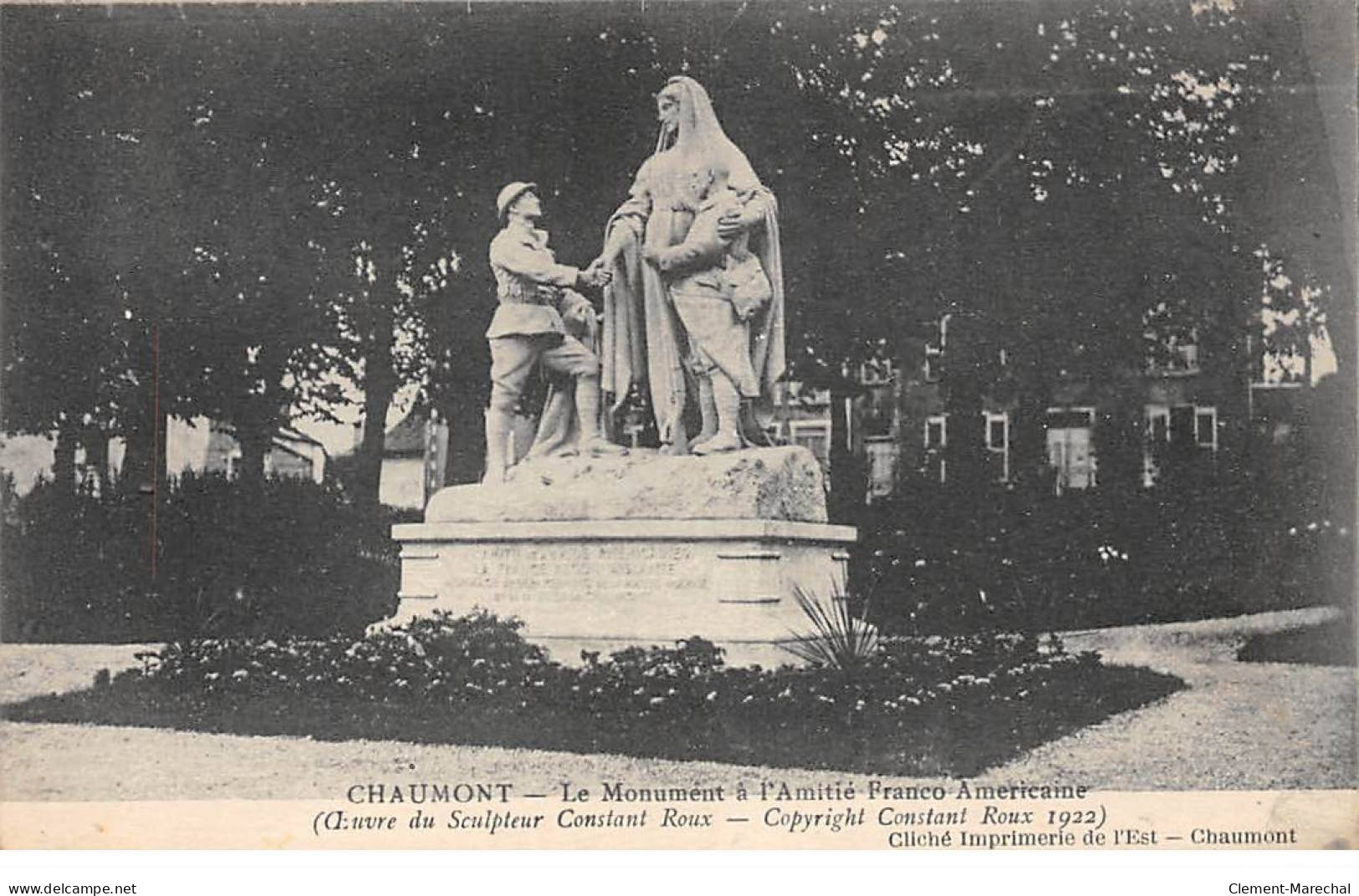 CHAUMONT - Le Monument à L'Amitié Franco Américaine - Très Bon état - Chaumont