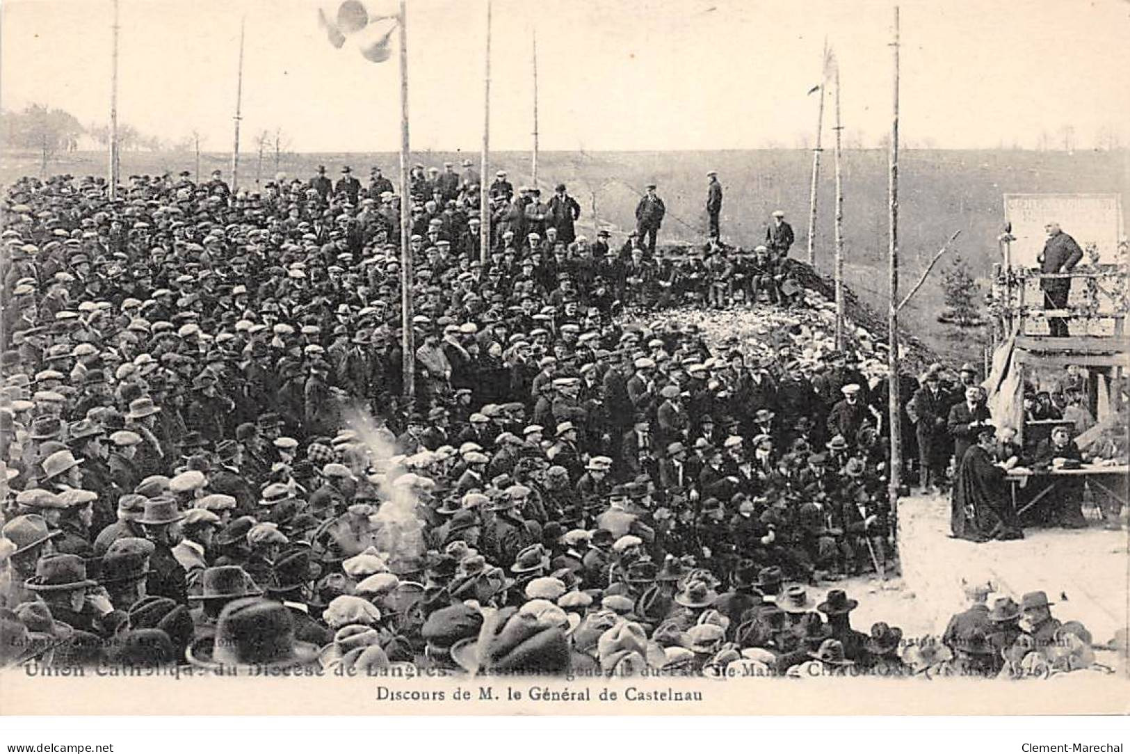 Union Catholique Du Diocèse De LANGRES - Discours De M. Le Général De Castelnau - Très Bon état - Langres