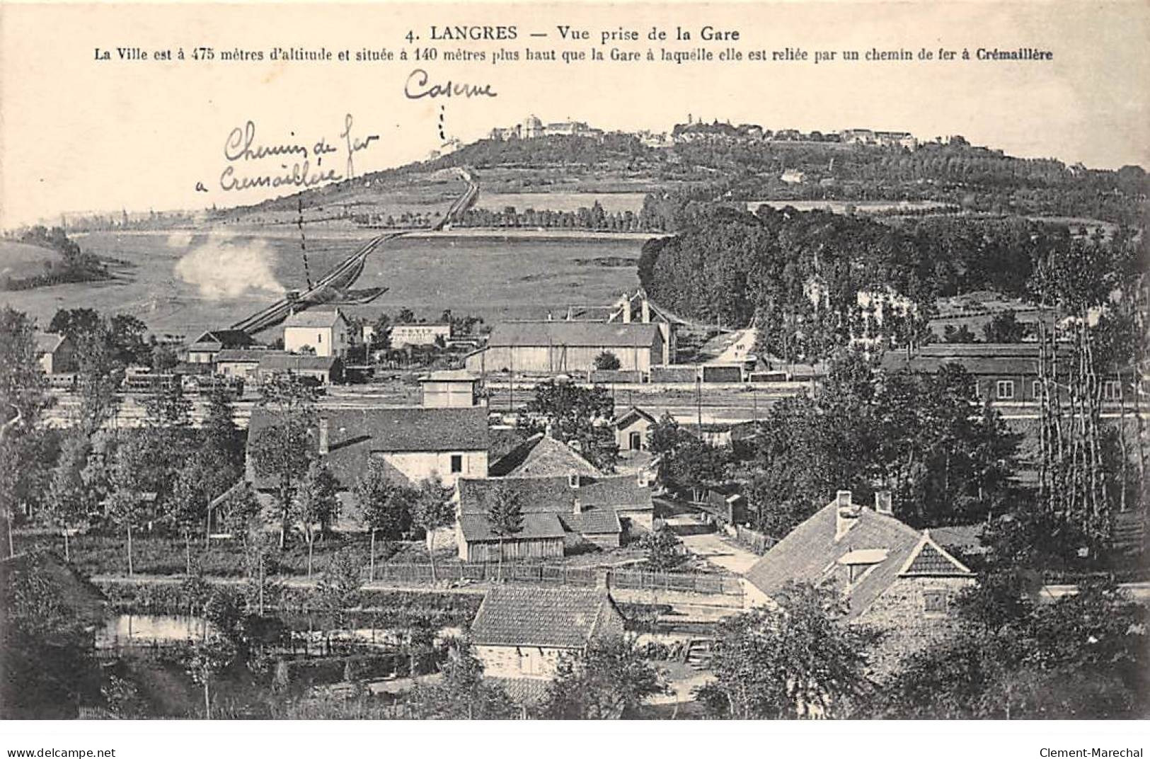 LANGRES - Vue Prise De La Gare - Très Bon état - Langres