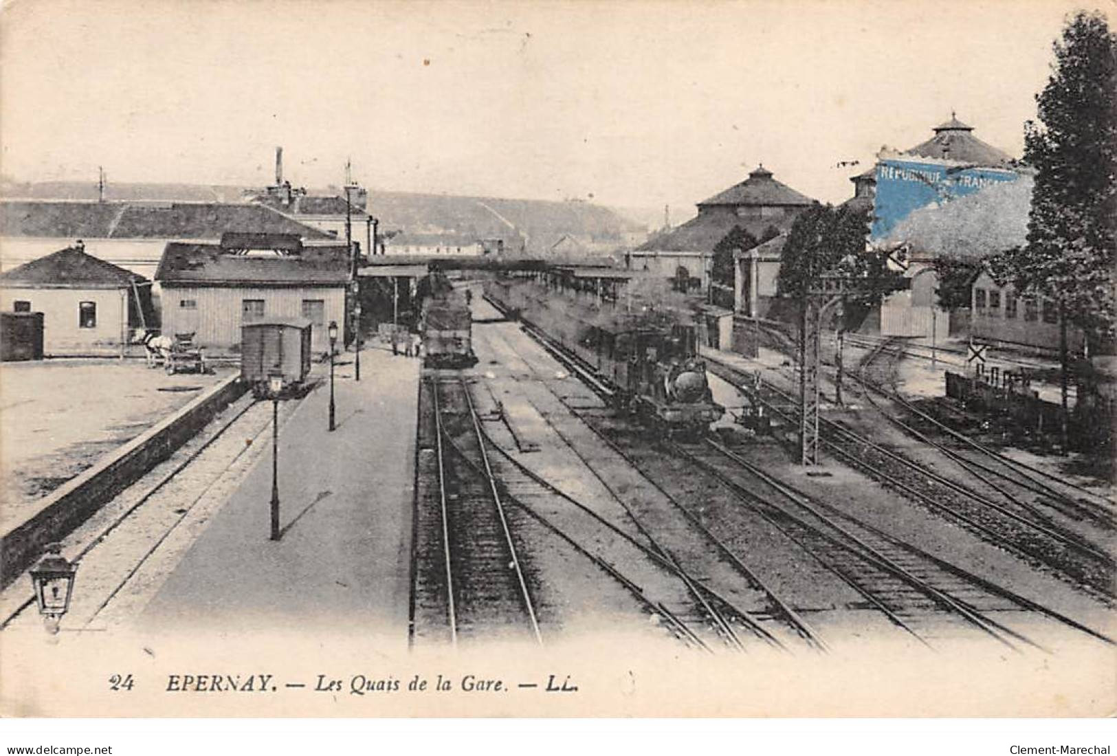 EPERNAY - Les Quais De La Gare - Très Bon état  - Epernay