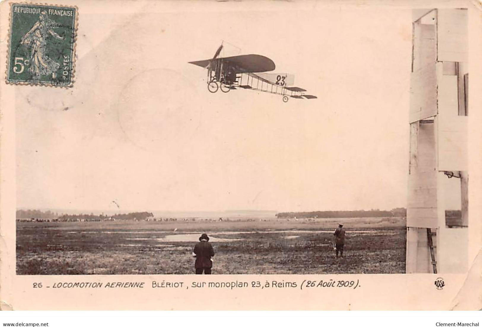 Locomotion Aérienne Blériot Sur Monoplan 23 à REIMS - état  - Reims
