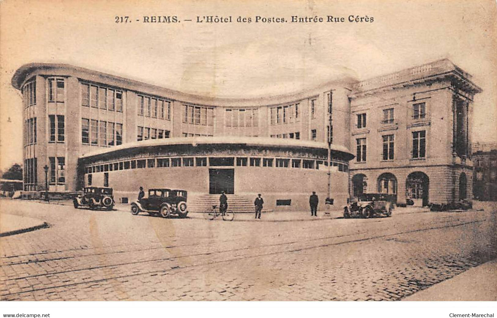 REIMS - L'Hôtel Des Postes - Entrée Rue Cérès - état  - Reims