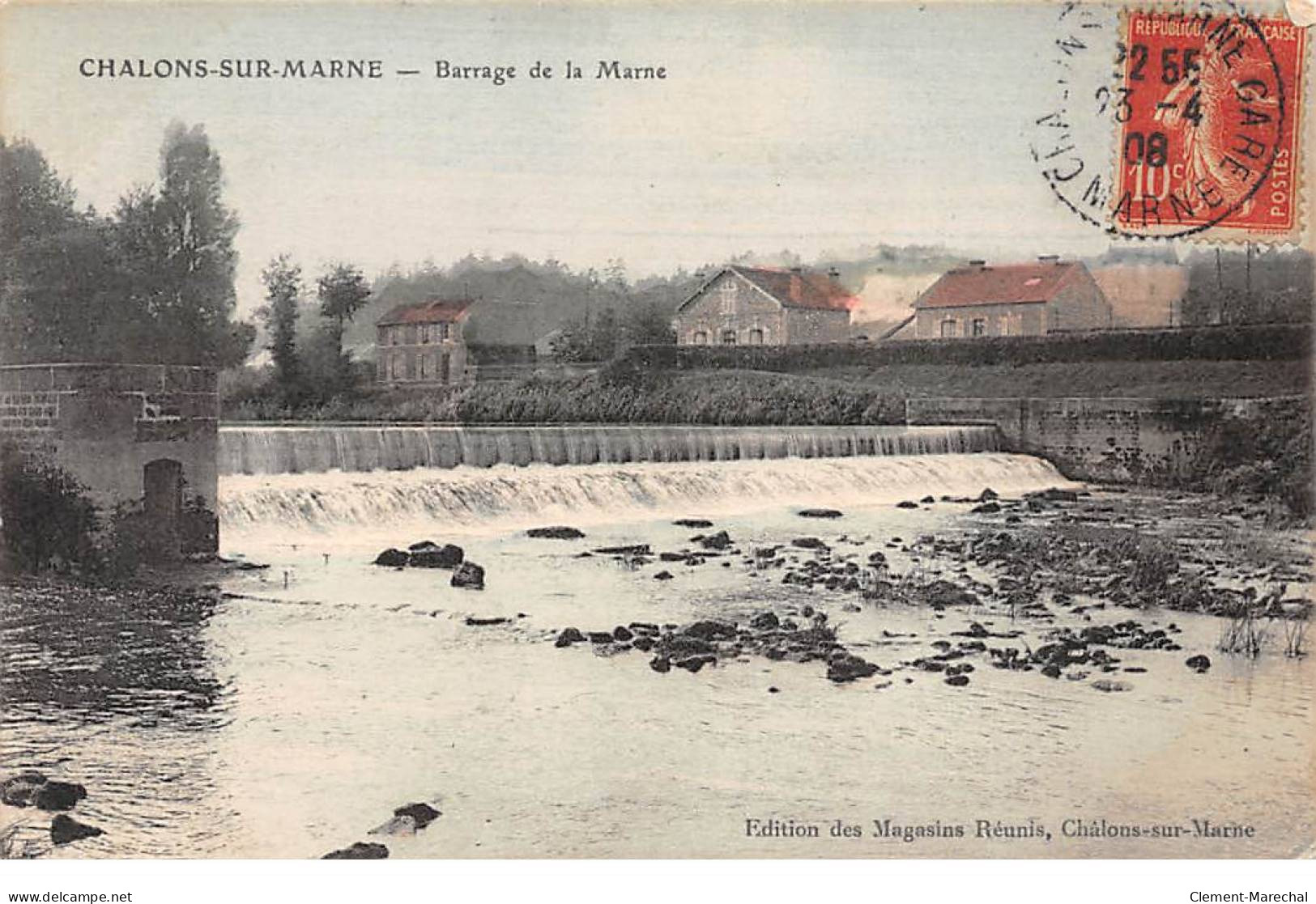 CHALONS SUR MARNE - Barrage De La Marne - Très Bon état  - Châlons-sur-Marne