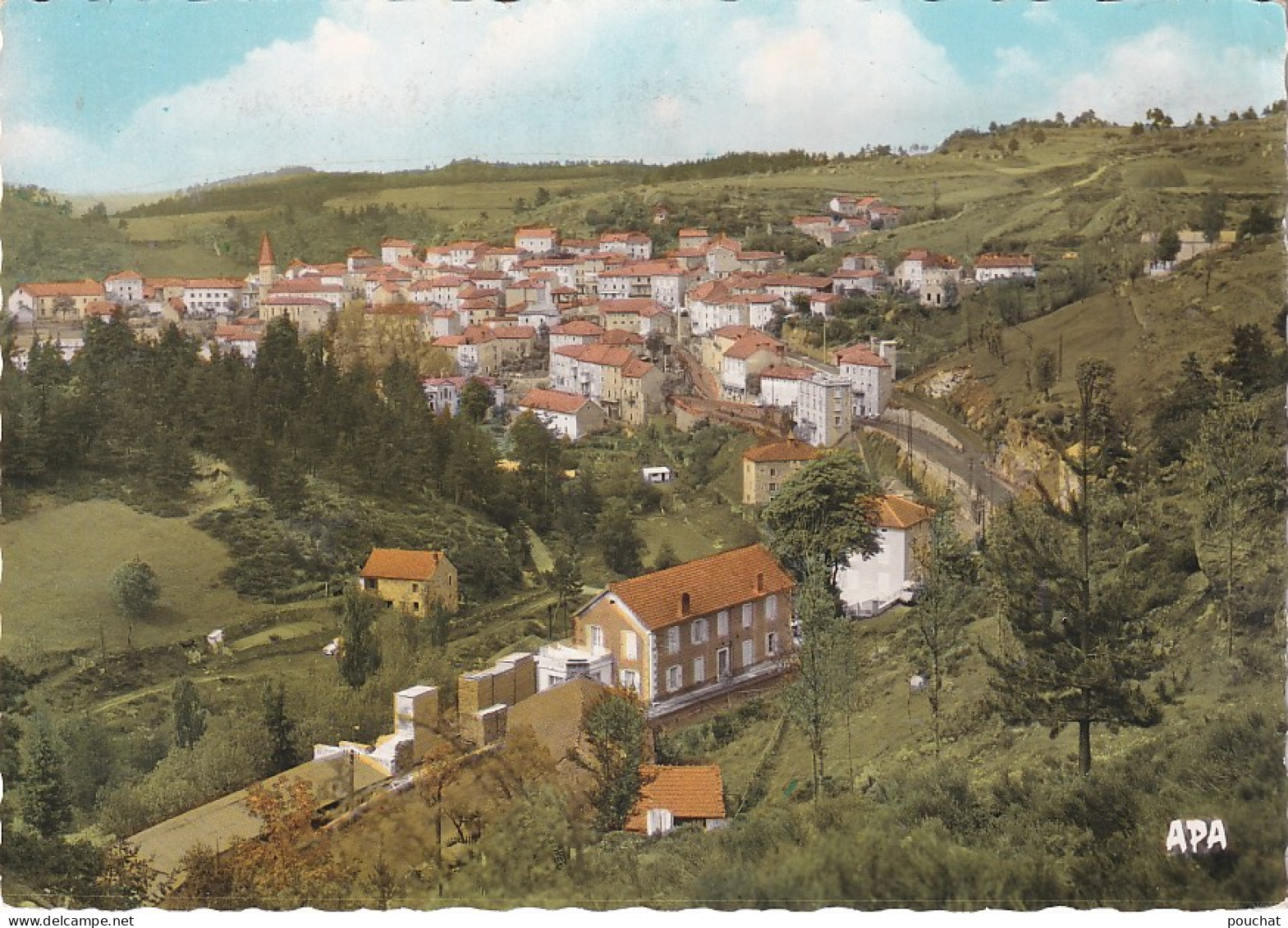 VE Nw-(48) AUROUX - VUE GENERALE , ROUTE DE LANGOGNE - Sonstige & Ohne Zuordnung