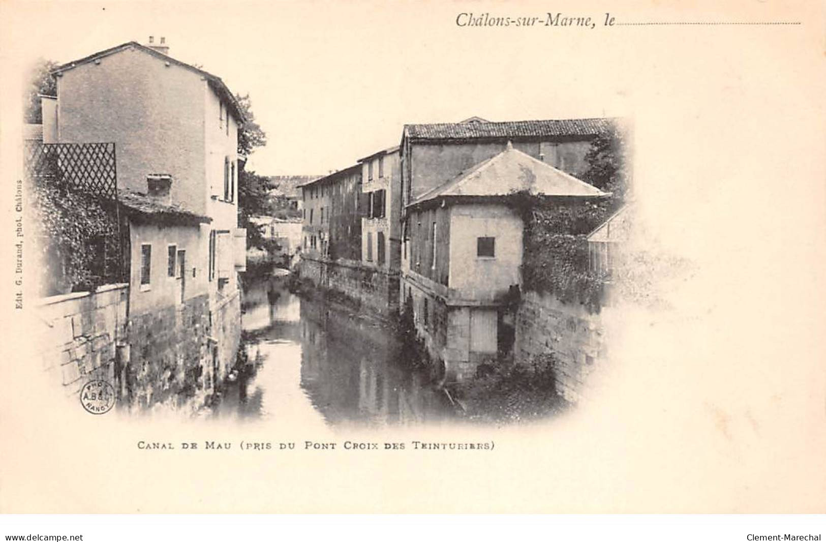 CHALONS SUR MARNE - Canal De Mau - Très Bon état - Châlons-sur-Marne