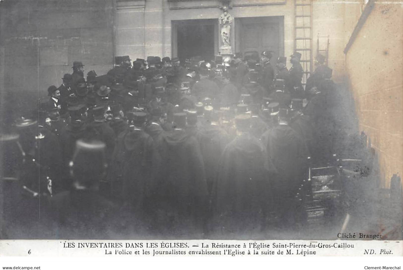 PARIS - Les Inventaires Dans Les Eglises - La Résistance à L'Eglise Saint Pierre Du Gros Caillou - Très Bon état - Churches