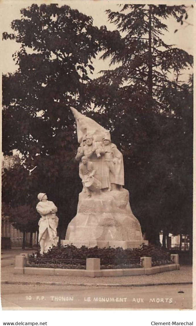 THONON - Le Monument Aux Morts - état - Thonon-les-Bains